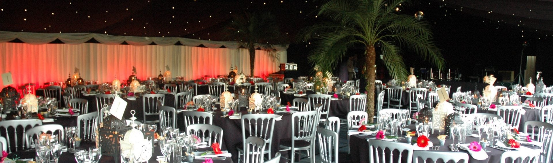 Marquee decor and theming
